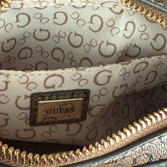 Guess Brown Logo Crossbody Handbag NWT - Picture 8 of 11